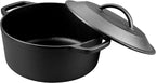 VORRINGARD Pre-Seasoned Cast Iron Dutch Oven - Image 5