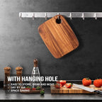 Wood Cutting Boards for Kitchen, JAMES.F Acacia Wooden Heavy Duty Cutting Board - Image 8
