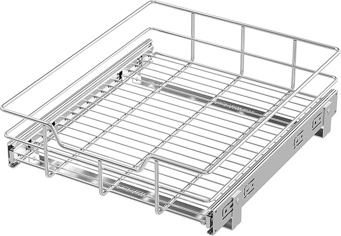 Pull Out Cabinet Organizer 14" W X 17" D, Slide Out Drawers by STORKING