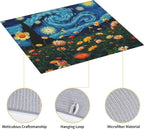 Starry Night Flowers Dish Drying Mat - Image 4