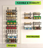 Mefirt 9-Tier Over The Door Pantry Organizer, Pantry Storage and Organization - Image 3