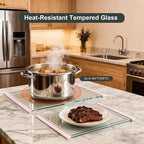 Tempered Glass Cutting Board Set - Image 2