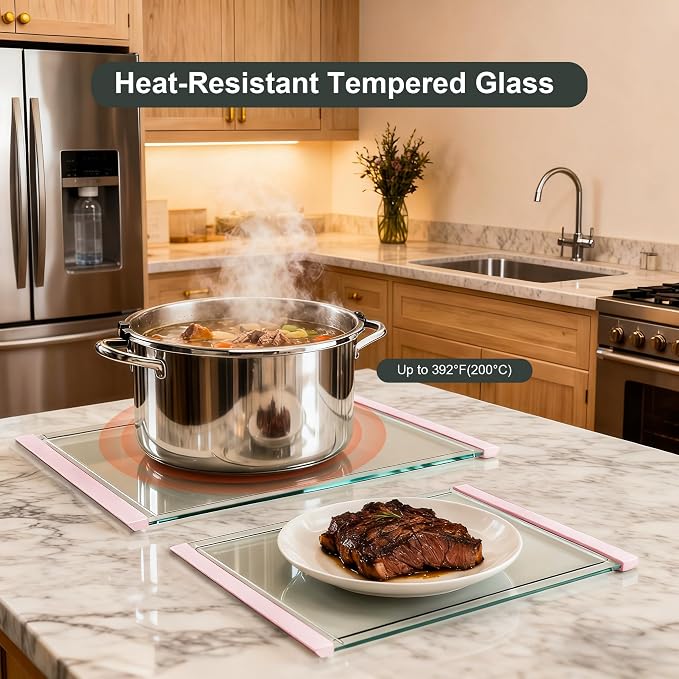 Tempered Glass Cutting Board Set - Image 2