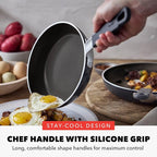 GreenPan x Bobby Flay 2 Piece- 8” and 10” Nonstick Frying Pan Skillet Set - Image 8