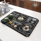 Absorbent Coffee Bar Mat - Image 4