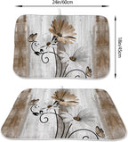 Floral Dish Drying Mat 18x24 Inches - Image 6