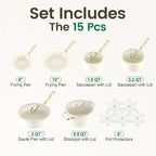 Chef Power Ceramic Cookware Sets, Cookware Set - Image 2