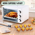 Homikit Quarter Sheet Pan with Wire Rack Set, Stainless Steel Baking Tray with - Image 3