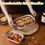 Ceramic Casserole Dishes for Oven, Hand-painted Polish Pottery Baking Dish Set - Image 3