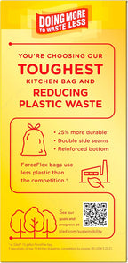Glad Tall Kitchen Trash Bags 13 Gallon, MaxStrength Cherry Blossom Garbage Bags - Image 11