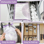 Non Stick Pastry Mat, Extra Large Silicone Baking Mat - Image 6