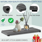 2PCS Water Absorbing Stone Tray, Quick Drying Diatomite Stone Sink Tray - Image 5
