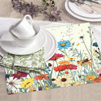 Butterfly Flowers Dish Drying Mat 16x18 Inch, Microfiber Absorbent Fast Dry Mat - Image 7