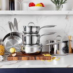KEAWELL K3 Premium 2-Quart Tri-Ply Stainless Steel Saucepan - Image 8
