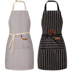 BeLuyi 2 Pack Adjustable Bib Apron by BELUYI