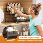 4 Tiered Spice Rack Organizer, 2 Pack Spice Rack Organizer - Image 6