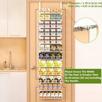 Churboro Over the Door Pantry Organizer Rack - Image 3