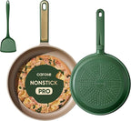 CAROTE 9.5'' and 11'' Nonstick Frying Pans Skillet, NonStick Fry Pan Egg Pan by CAROTE