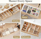 Lifewit Drawer Dividers for Clothes, 3.2" Tall 10.5"-16.5" Expandable Dresser - Image 6