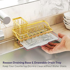 SWTYMIKI Sink Caddy Kitchen Sink Organizer - Image 5