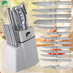 FULLHI 14pcs Knife Block Set, Dishwasher Safe Kitchen Knife Set - Image 7