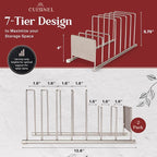 Cuisinel Lid and Dish Organizer Rack - Image 4