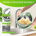 4 in 1 Colander with Bowl Set, Food Strainers and Colanders, Colander - Image 4
