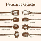 Country Kitchen Non Stick Silicone Utensil Set - Image 3