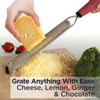 Deiss PRO Citrus Zester & Manual Cheese Grater - Image 5