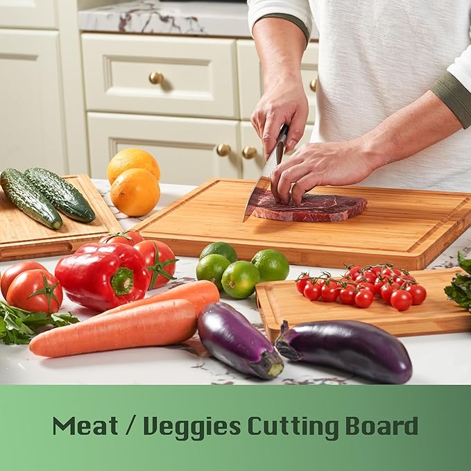 Allsum Bamboo Wood Cutting Board - Image 3