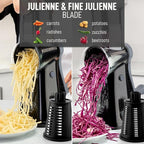 Zulay Kitchen Rotary Cheese Grater 5 Blade Cheese Shredder - Image 6