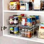 2 Tier Clear Organizer with Dividers - Image 5