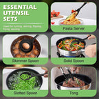 Silicone Cooking Utensil Set, Homikit 15pcs Kitchen Utensils - Image 5