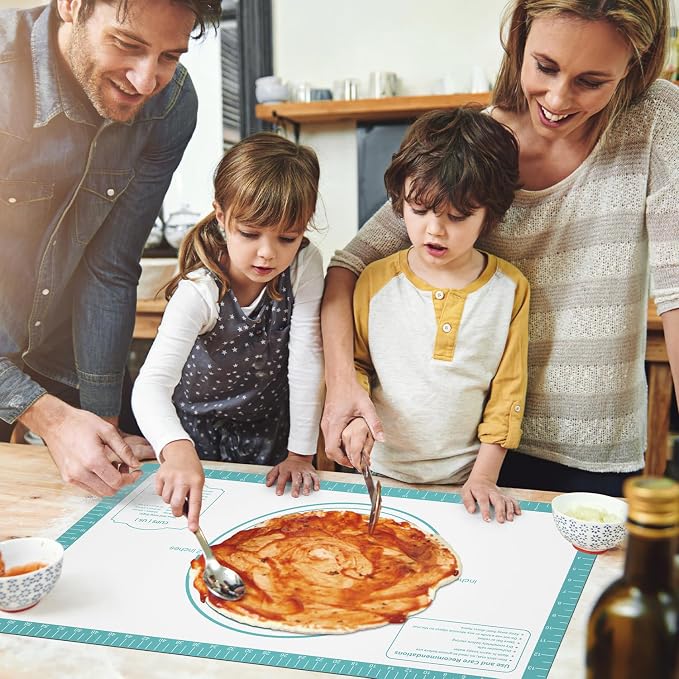 Silicone Pastry Mat for Dough Rolling, Silicone Baking Mat - Image 5