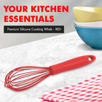 Chef Craft Premium Silicone Wire Cooking Whisk, 10.5 Inch - Image 2