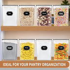PRAKI Large Airtight Food Storage Containers 5.2L / 195oz, Baking Supplies - Image 7