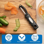 Premium Swivel Vegetable Peeler, Soft Grip Handle and Ultra Sharp Stainless - Image 7