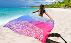WIWIGO Beach Blanket Waterproof Sandproof Beach Mat 79" X 83"/10'x9'for 2-8 - Image 6