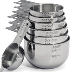 Hudson Essentials Stainless Steel Measuring Cups Set by HudsonEssentials