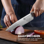 YOTSUBA 8 PCS Japanese Kitchen Knife Set - Image 4