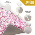 Pink Mexican Tiles Dish Drying Mat Absorbent Microfiber Dish Drying Pad - Image 4