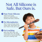 GIR 5-Piece Silicone Kitchen Utensils Set, Non-Toxic Cooking Utensils - Image 4