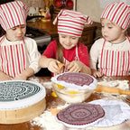 Patelai 10 Pcs Bowl Covers Reusable in 5 Size Stretch Cloth Fabric Elastic Food - Image 6