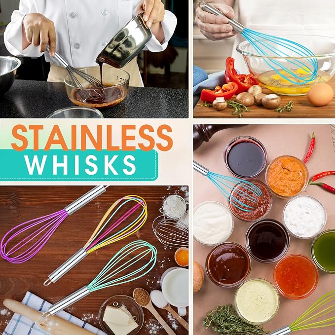 Domensi 24 Pcs 12 Inch Whisks Bulk - Image 4