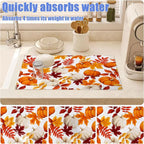Fall Pumpkin Maple Dish Drying Mat - Image 4
