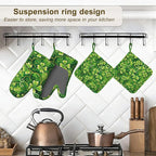 Oven Mitts and Pot Holders St. Patrick Day Silicone Kitchen Accessories Set of - Image 5