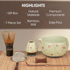 Matcha Whisk Set, 7-Piece Matcha Kit - Image 2