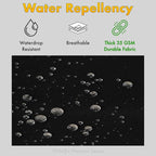 TOSHEX Funny Apron Waterdrop Resistant 100% Cotton Aprons - Image 4