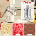 Ourokhome Rotary Cheese Grater Hand Crank, Kitchen Shredder Speed Mandolin - Image 3