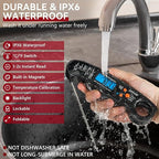 Meat Thermometer Digital, Instant Read Food Thermometer, Waterproof Food - Image 5